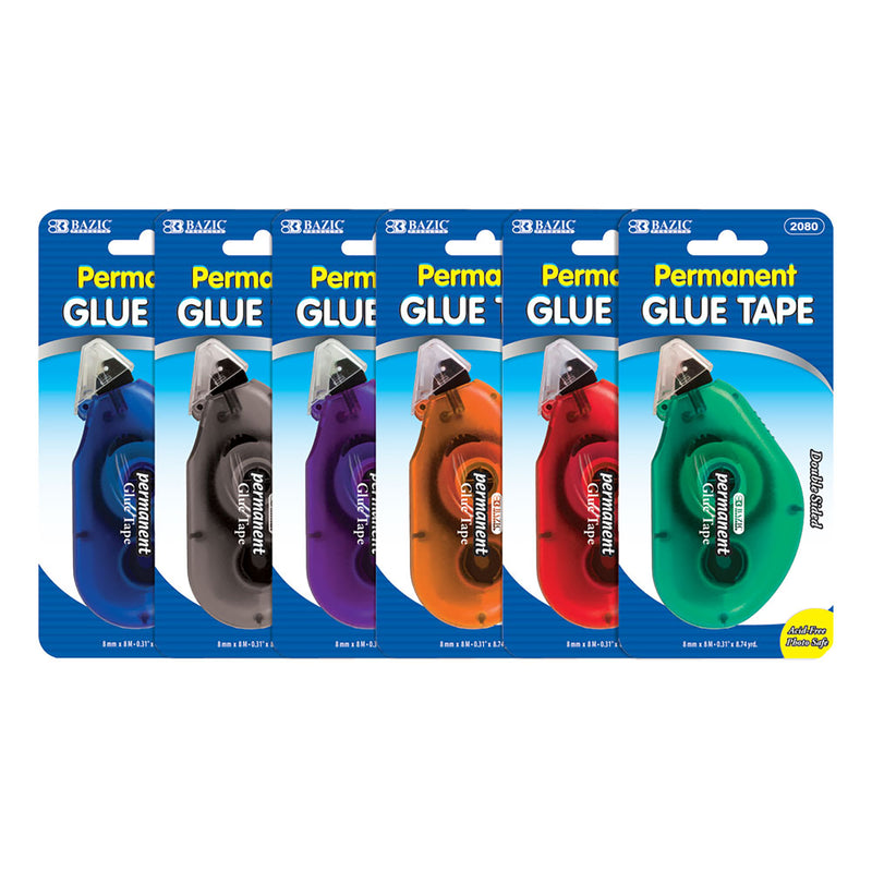 (12 Ea) Bazic Glue Tape