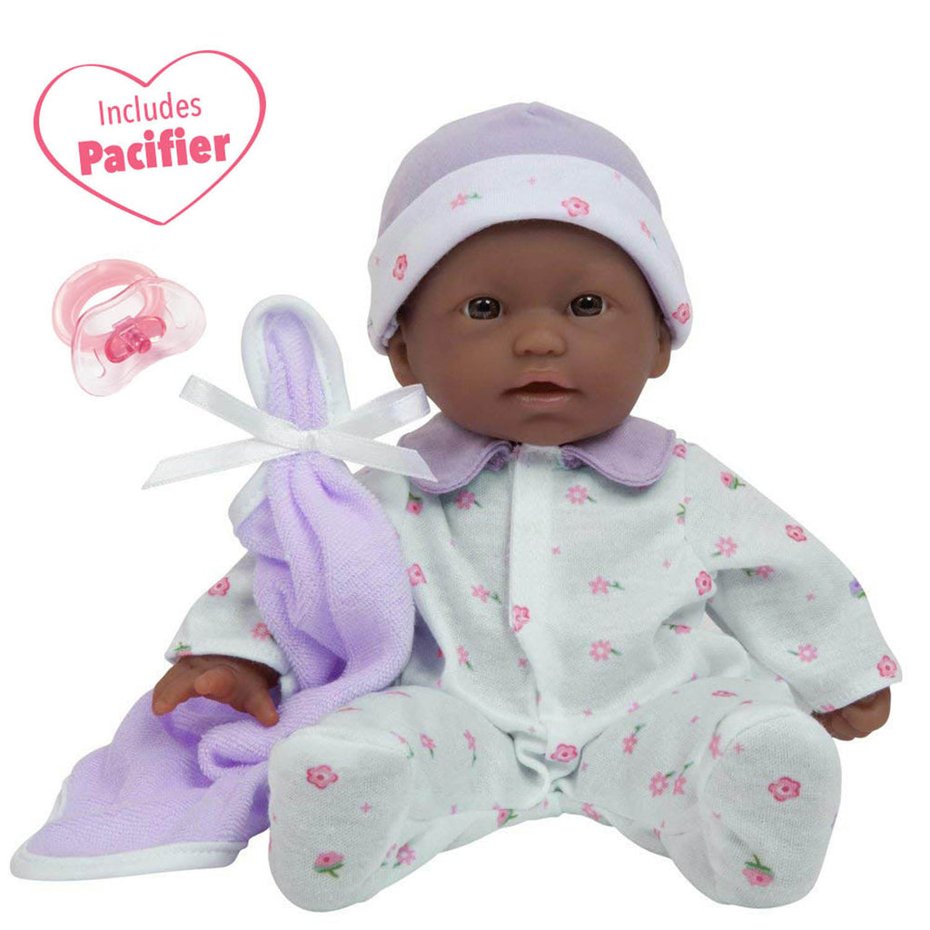 11in Bby Doll Prpl African-american W-blanket