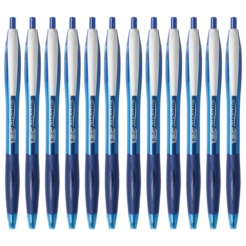 Glide™ Retractable Ball Pen, Medium Point (1.0 mm), Blue, 12-Count