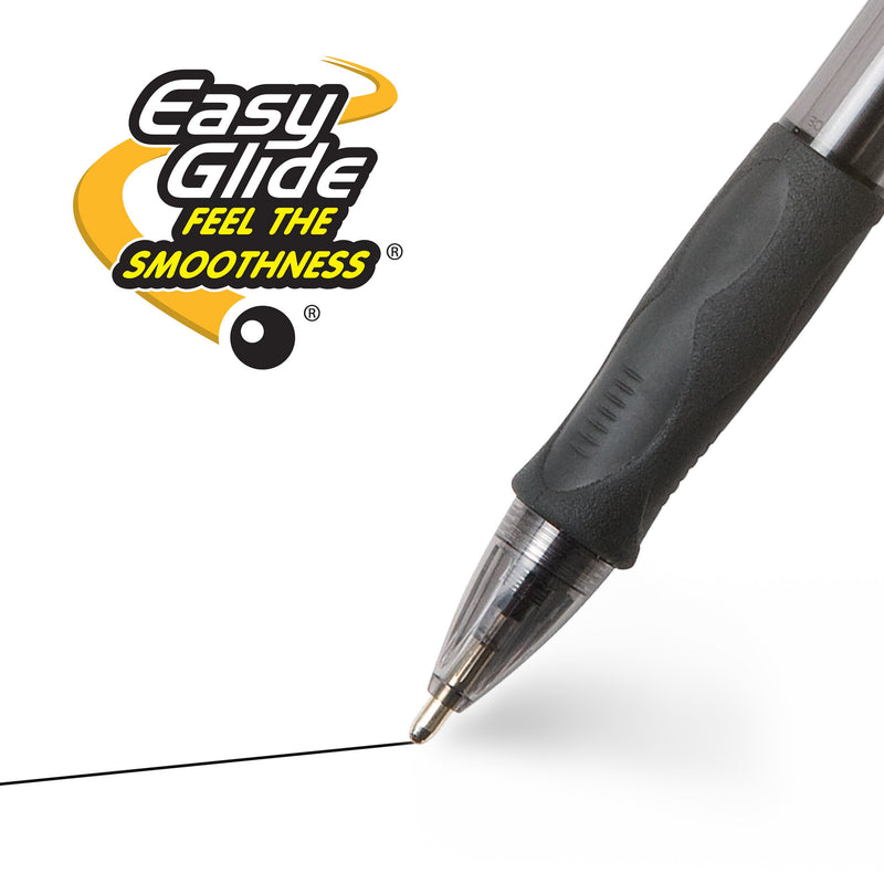 Glide™ Bold Retractable Ball Point Pen, Bold Point (1.6mm), Black, 12-Count