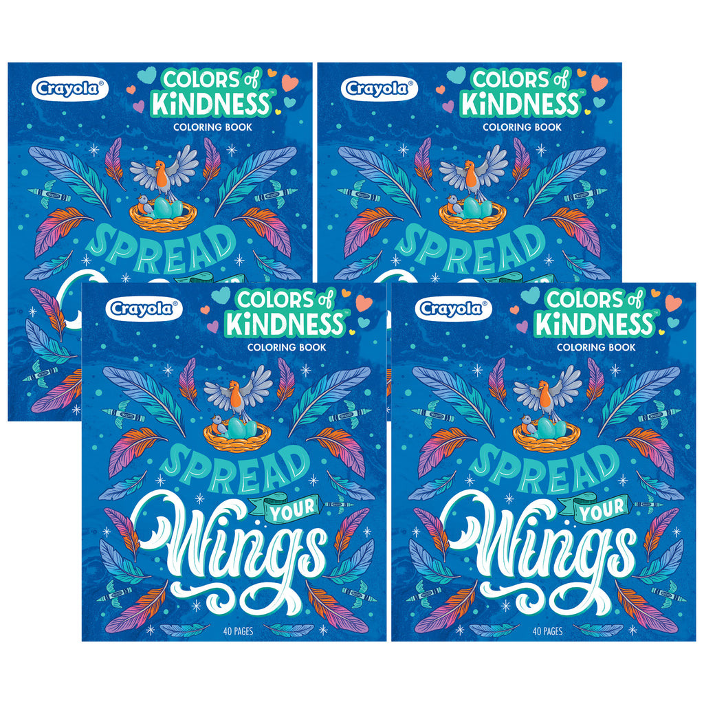 Colors of Kindness Adult Coloring Book, Pack of 4