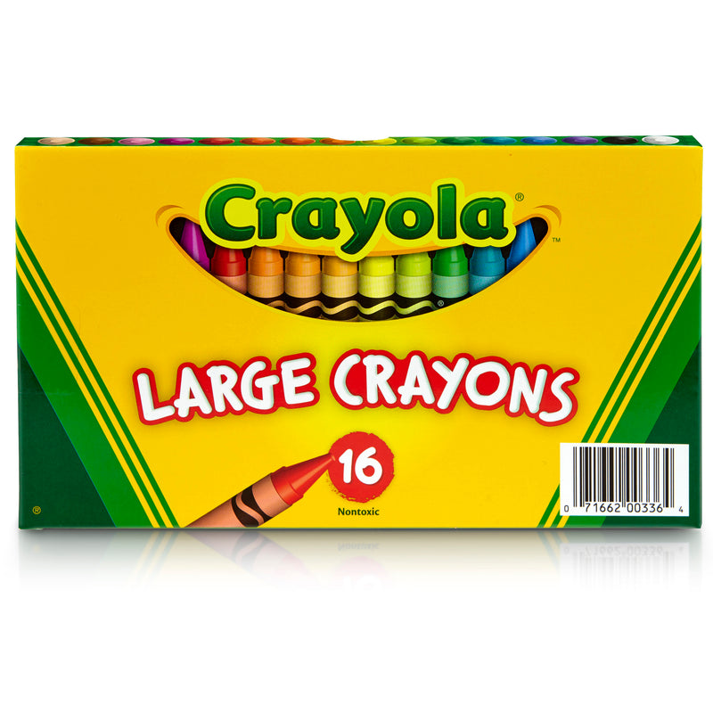Crayola® Crayons, Large Size, 16 colors