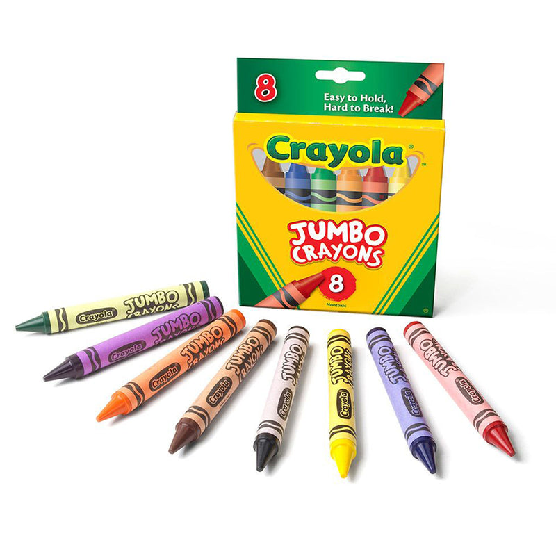 Crayons Jumbo 8ct Peggable Tuck Box