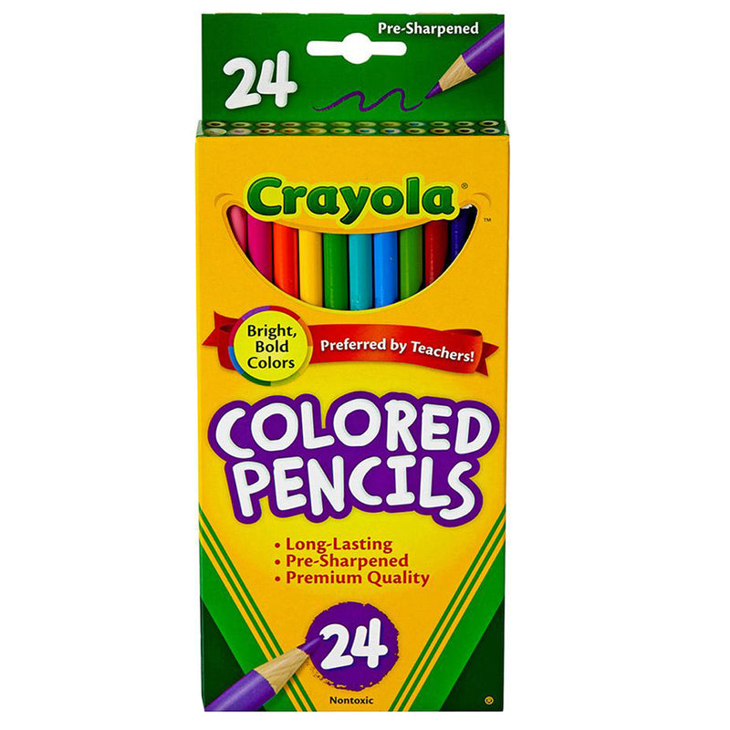 (3 Bx) Crayola Colored Pencils 24ct Per Bx Asst