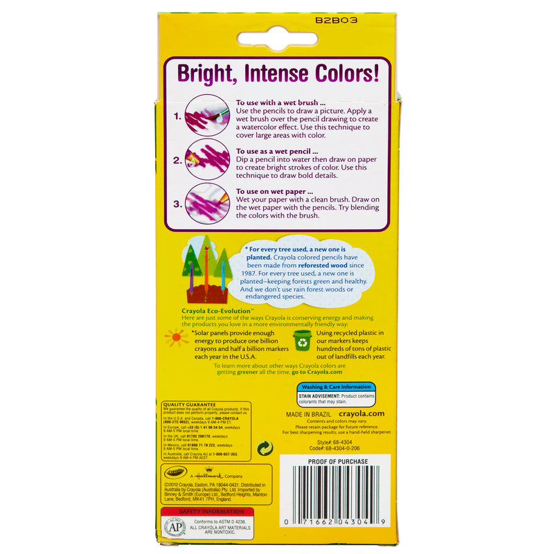 Crayola Watercolor Pencils 24 Color