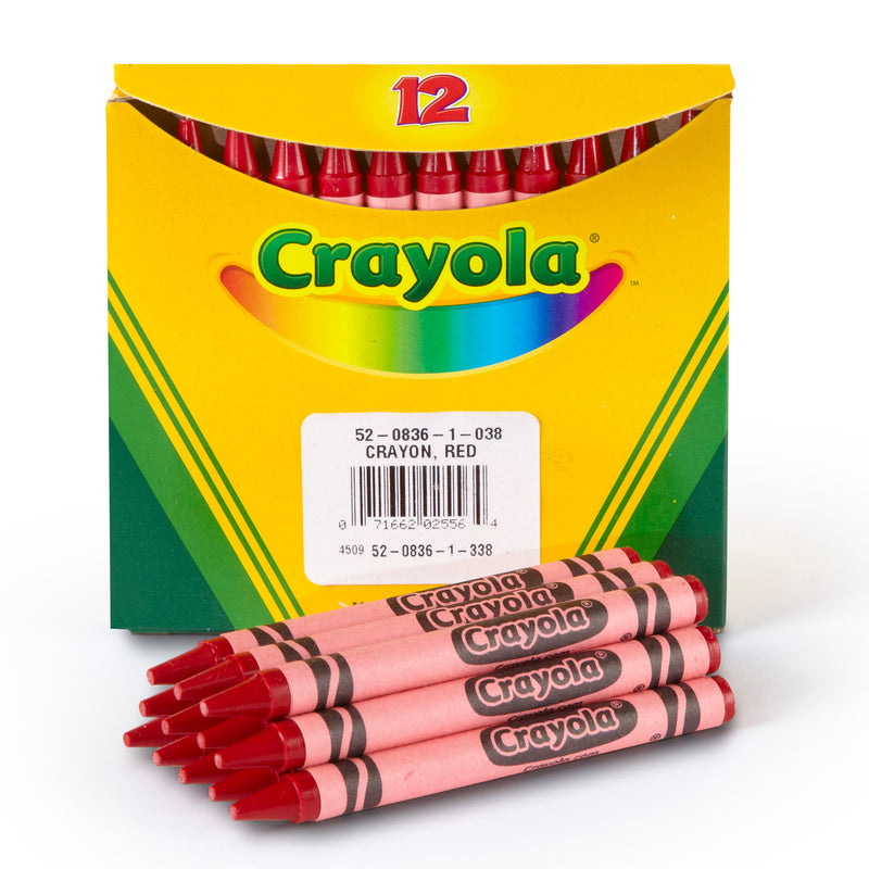 Crayola Bulk Crayons 12 Count Red