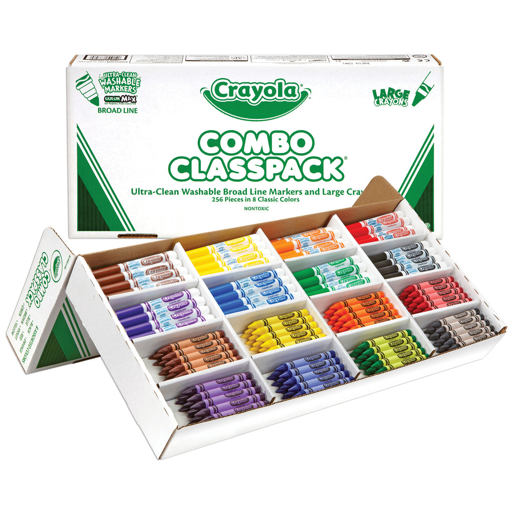 Crayola® Large Size Crayons and Markers Classpack®