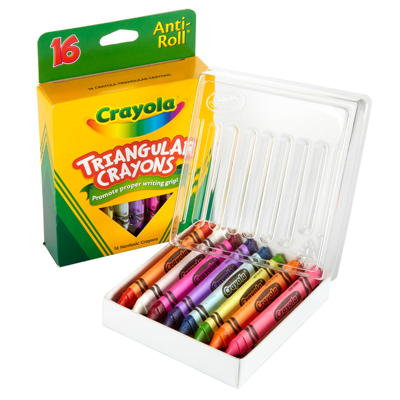 (6 Bx) Crayola Triangular Crayons 16ct Per Bx