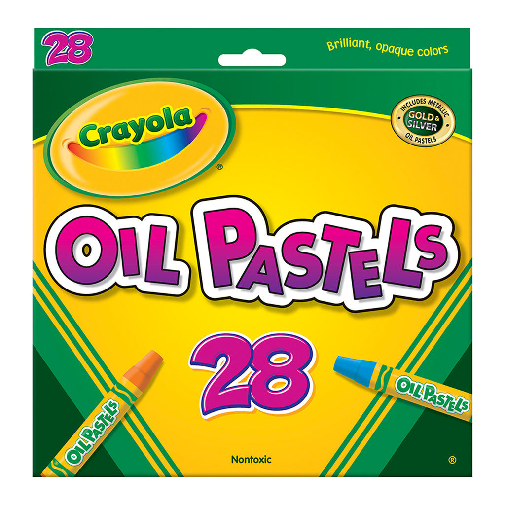 (6 Bx) Crayola Oil Pastels 28 Color Set
