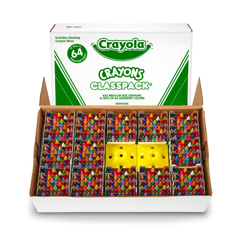Crayola Crayons 64 Color Classpack 832 Cnt
