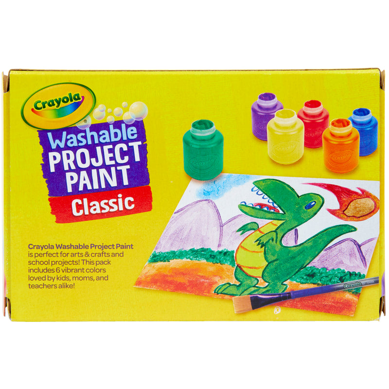 Washable Kids Paint 6 Jar Set