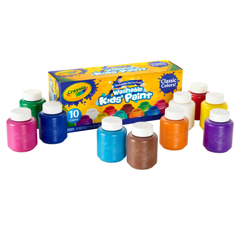 Washable Kids Paint 10 Colors