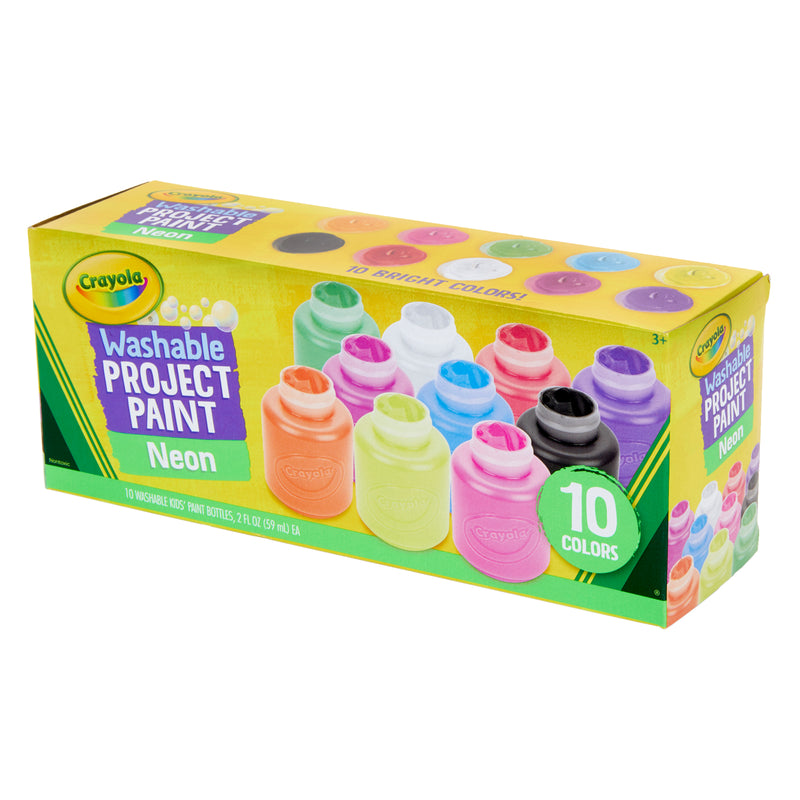 10 Ct  2oz Neon Paint Set