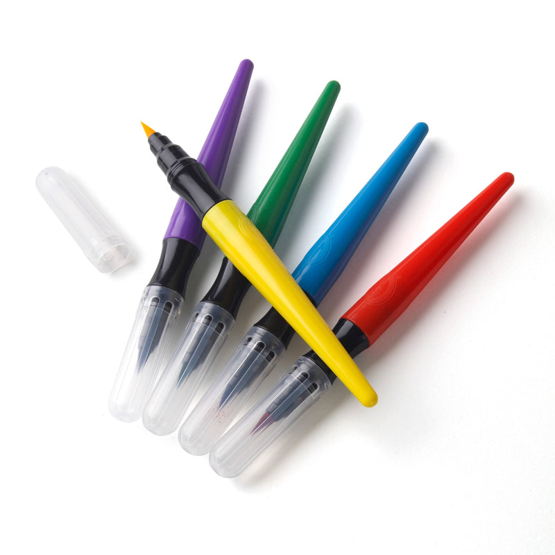 No Drip Paint Brush Pens 40ct Washable