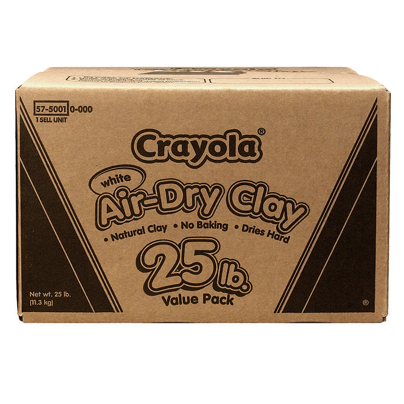 Crayola Air Dry Clay 25 Lb White Pk