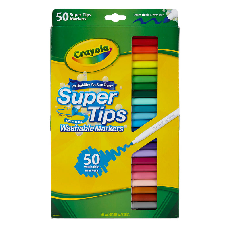 Washable Markers 50ct Super Tips