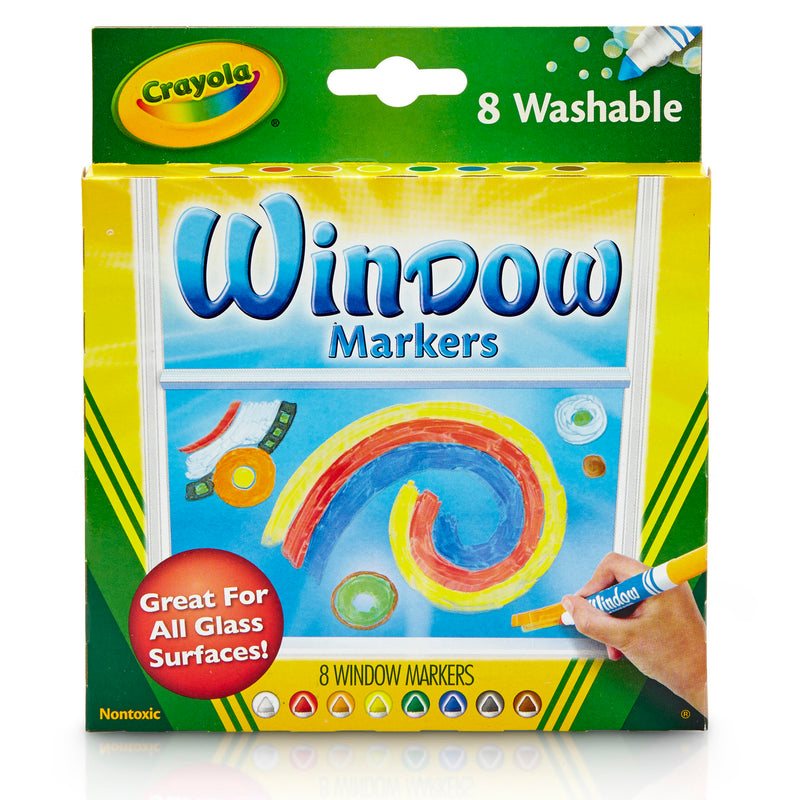 Crayola 8ct Washable Window Markers
