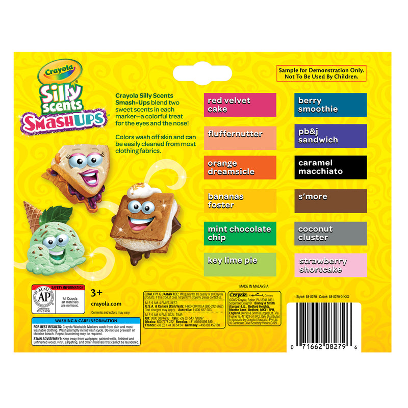Wedge Tip Silly Scents™ Smash Ups, 12 Count