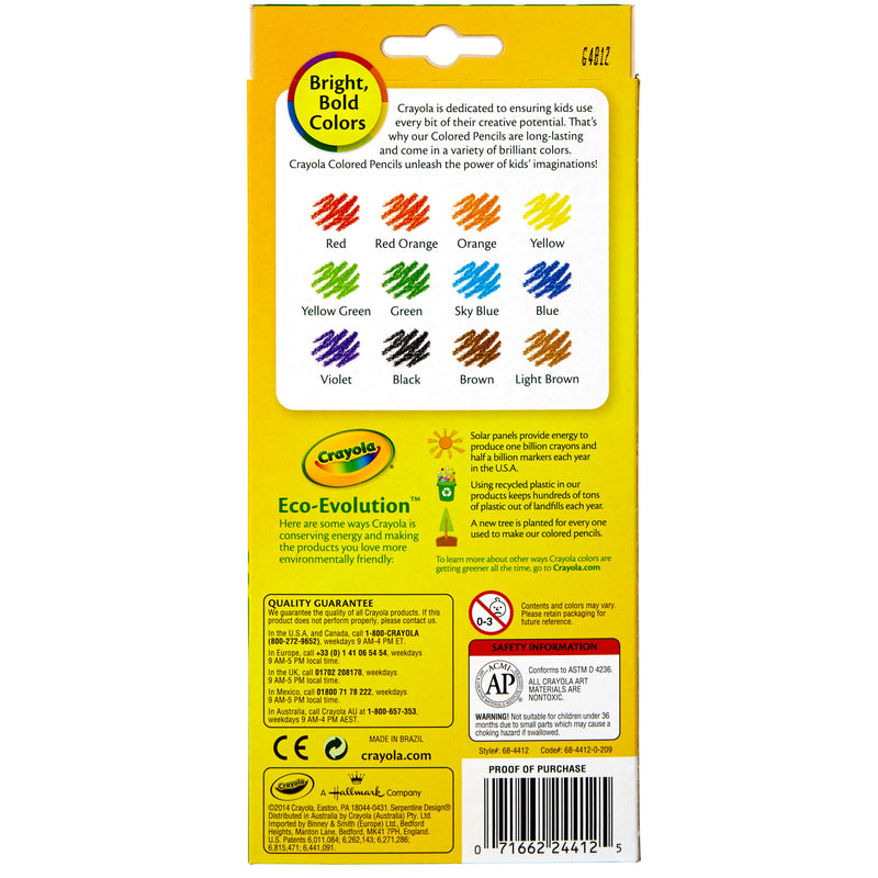 Erasable Colored Pencils 12 Ct