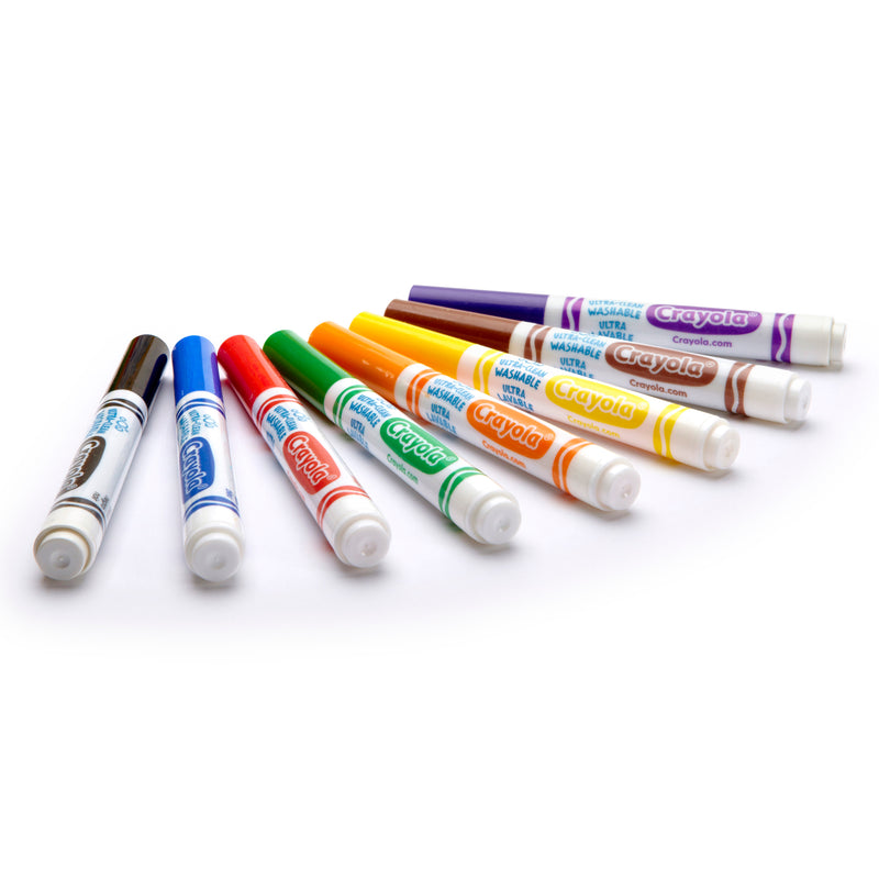 Washable Coloring Markers 8 Colors