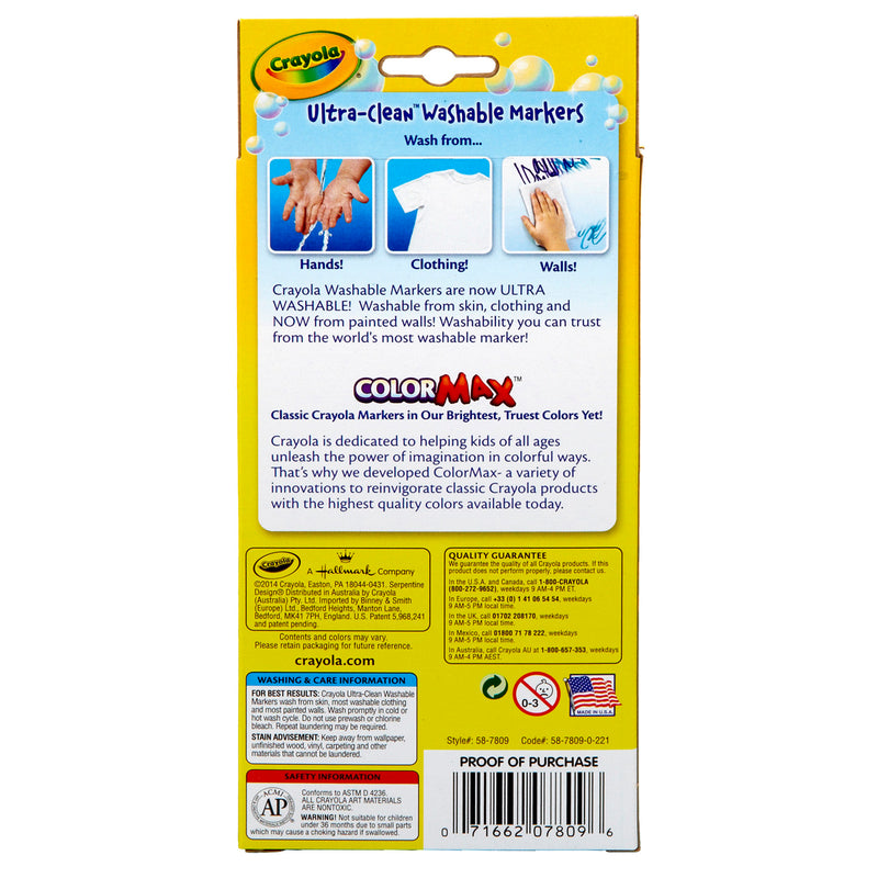 Washable Drawing Marker 8 Colors