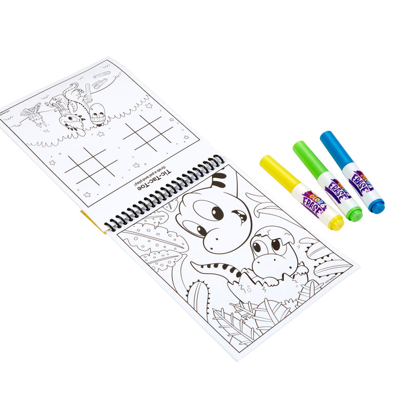 Color & Erase Reusable Activity Pad, Dinosaurs