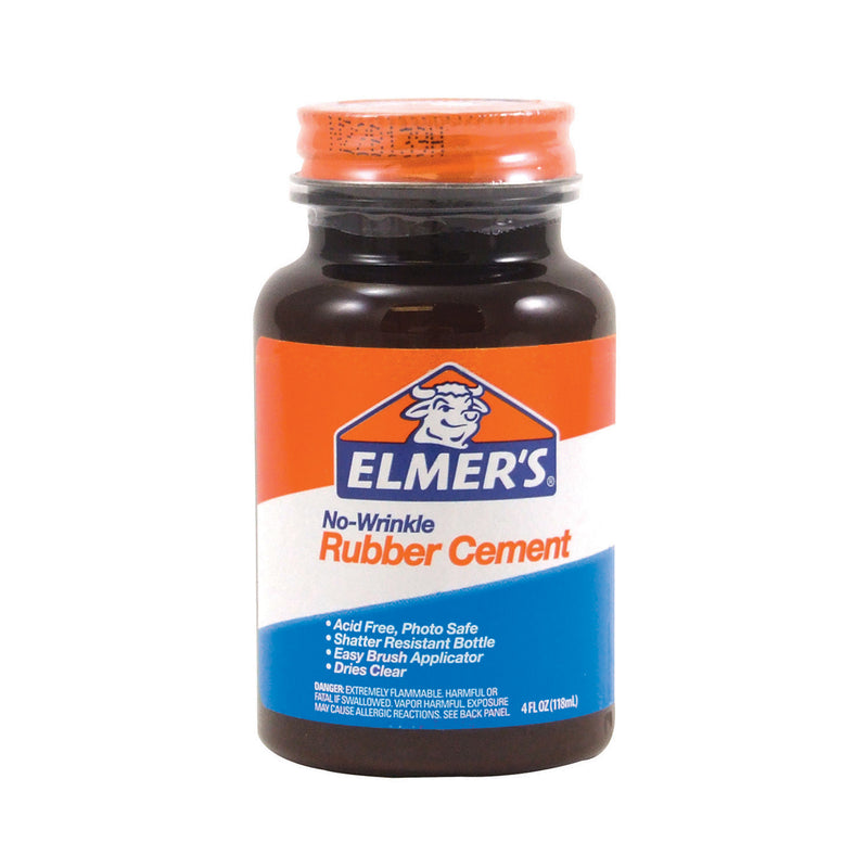 (6 Ea) Elmers Rubber Cement 4oz