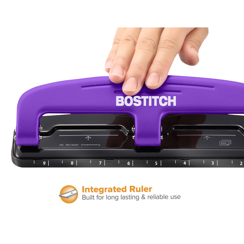 Ascend™ Plastic Stapler, Metallic Purple