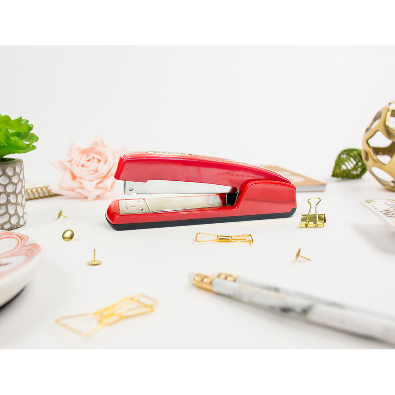 Ruby Red Stapler Classic Red Stapler, 20 Sheets – Qualityucanafford
