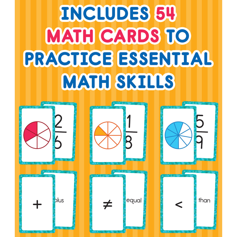 Fractions Flash Cards, 54 Cards