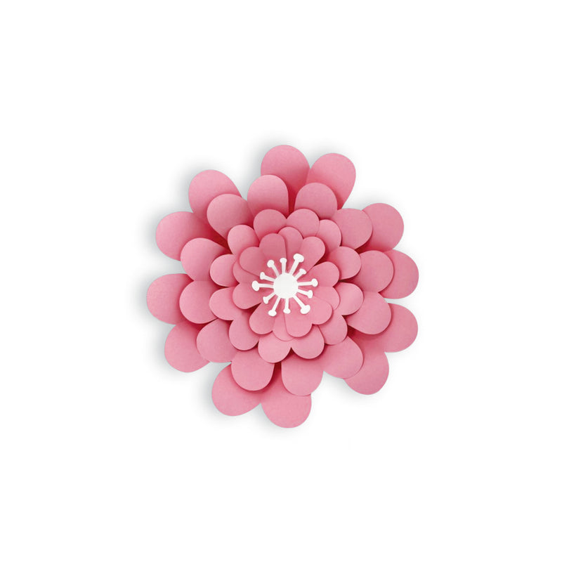 Creatively Inspired Orange, Yellow, Pink Flowers Dimensional Accent