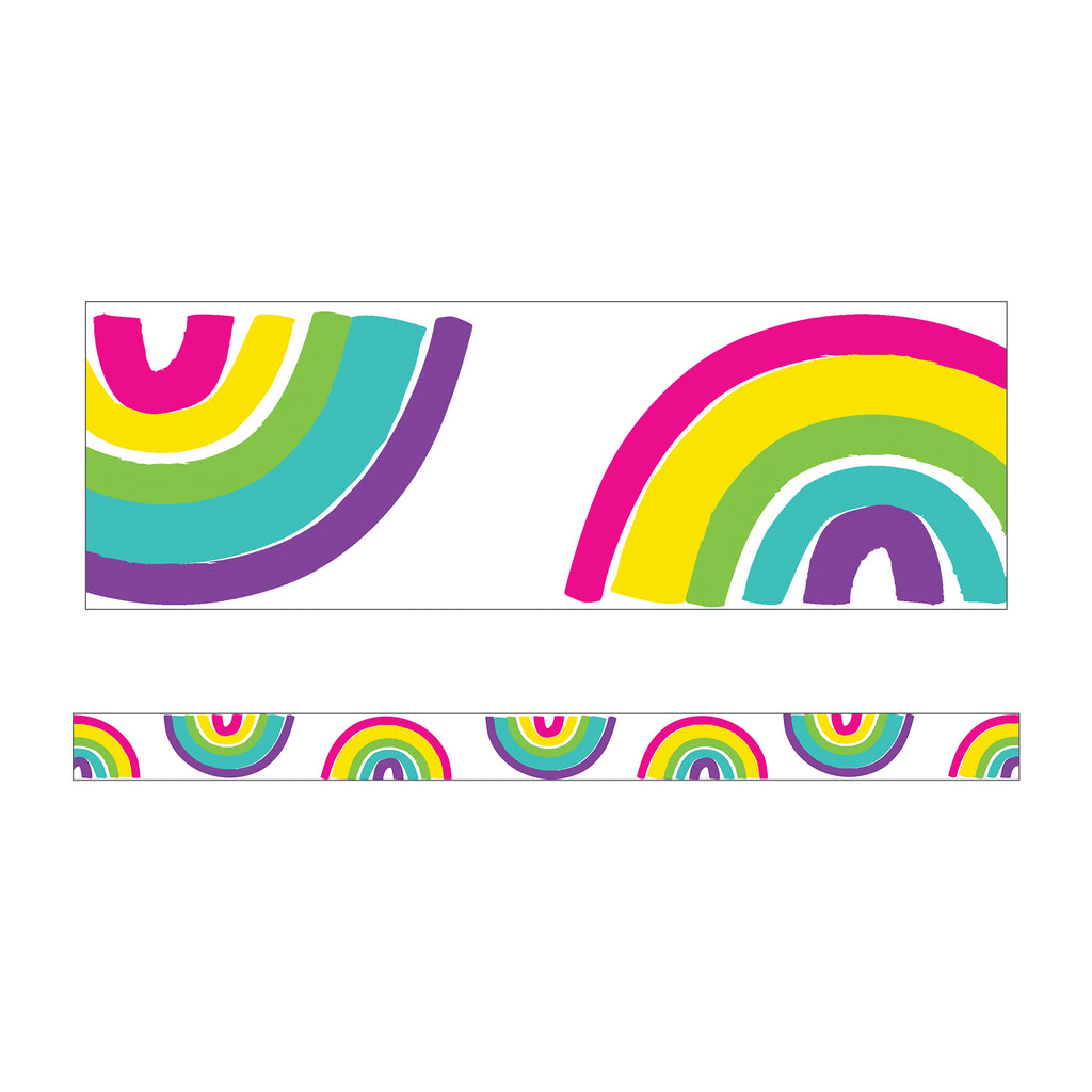 Rainbows Straight Borders Kind Vibes
