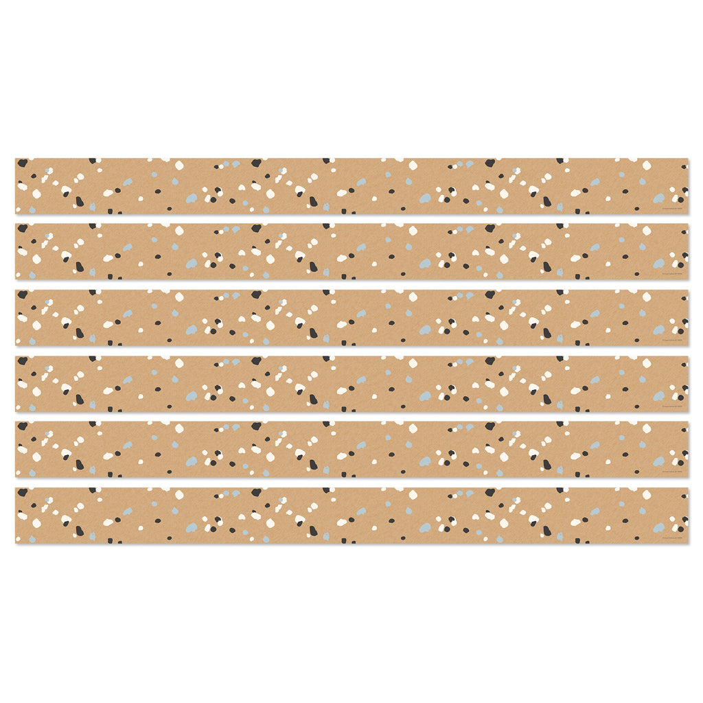 (6 Pk) Speckld Kraft Paper Straight