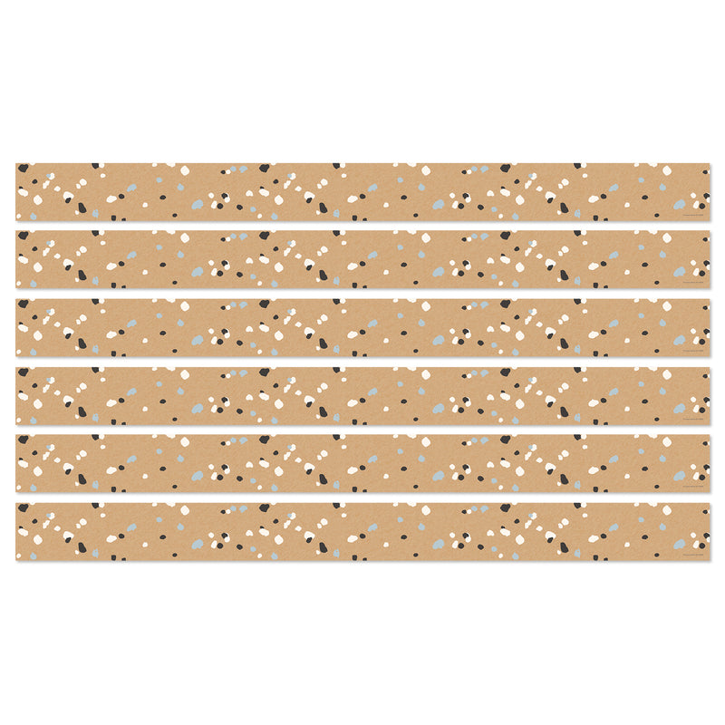 (6 Pk) Speckld Kraft Paper Straight