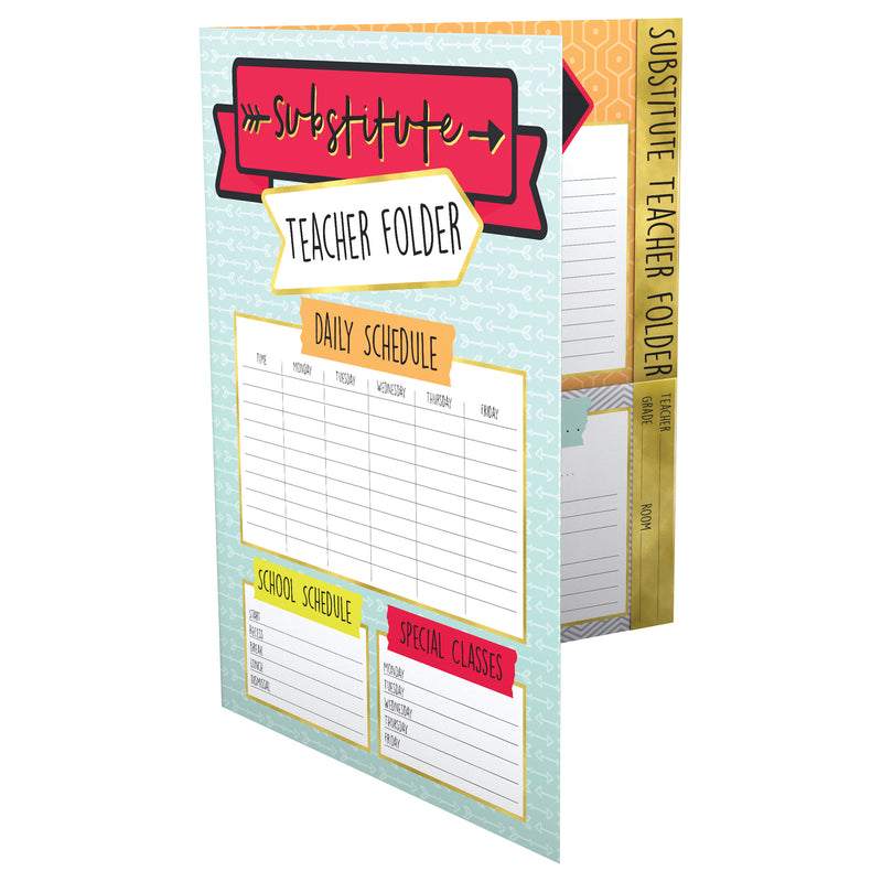 Aim High Substitute Teacher Folder