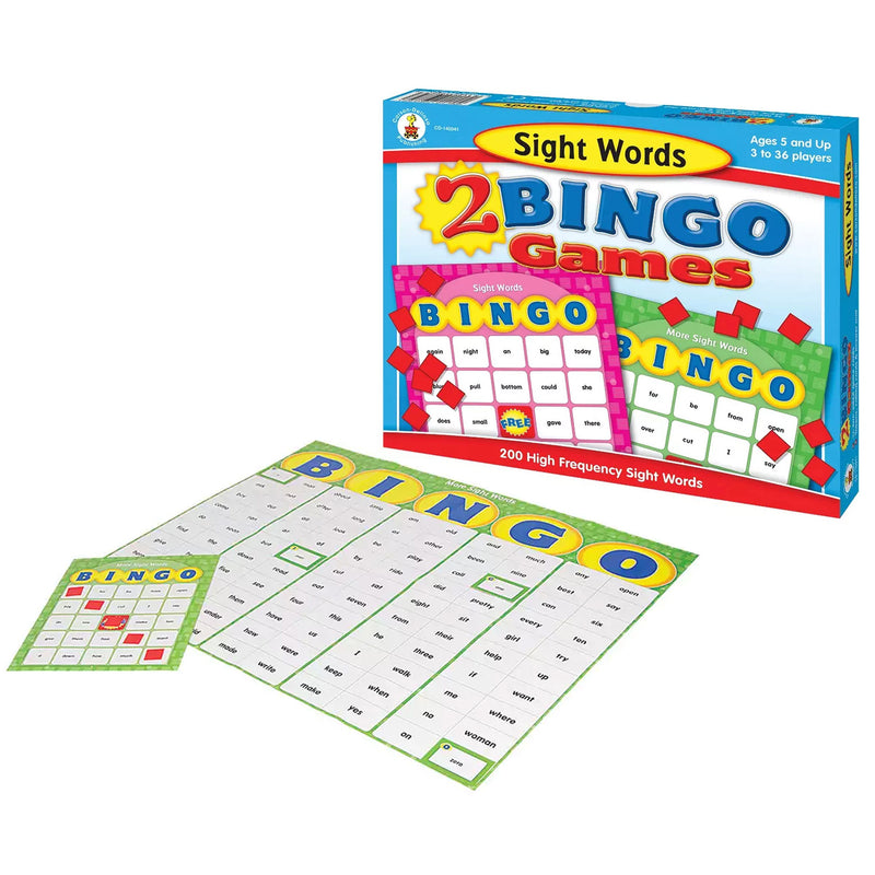 Sight Words Bingo