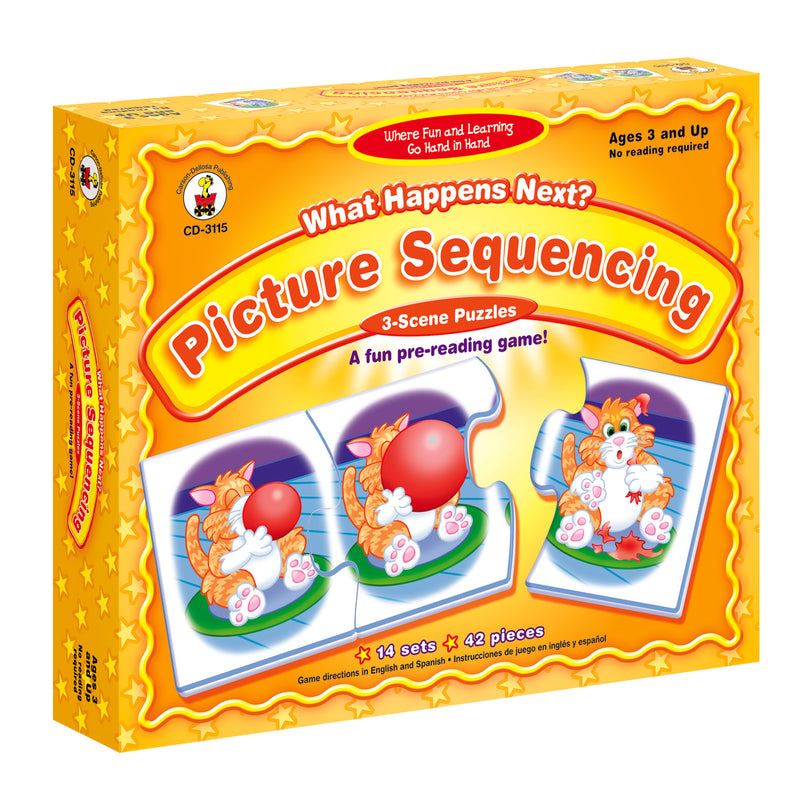 Game What Happens Next Sequencing Ages 3& Up Picture
