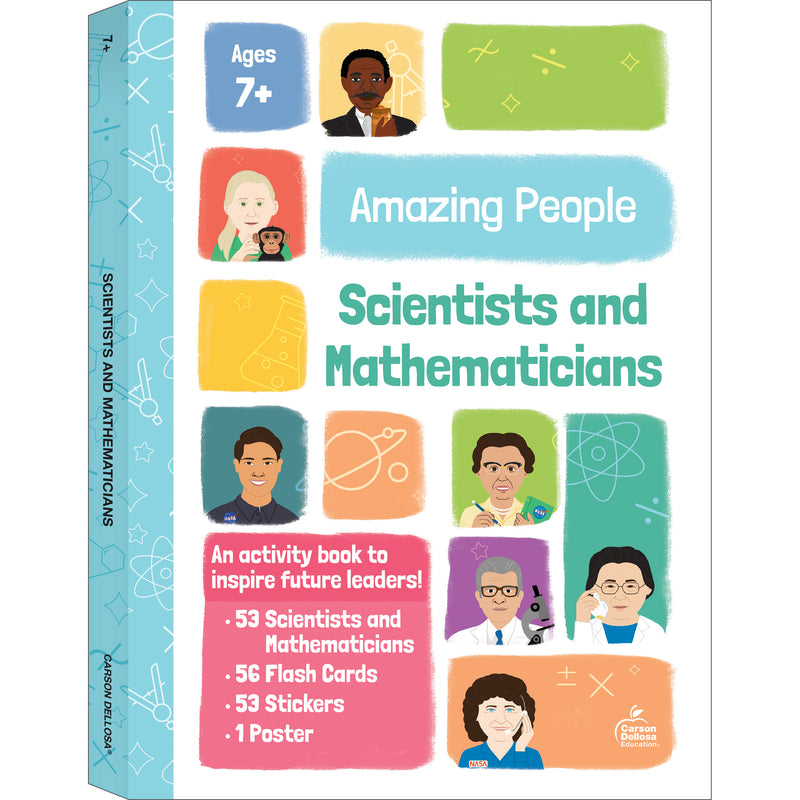 Amazing People: Scientists and Mathematicians Activity Book