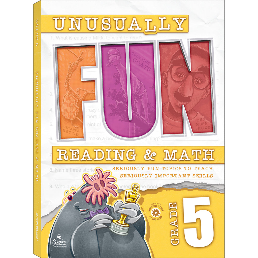 Gr5 Reading & Math Workbook Unusually Fun