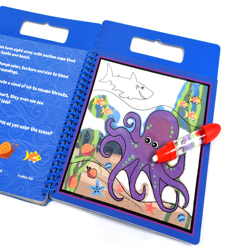 Water Art Activity Book - Sea Life