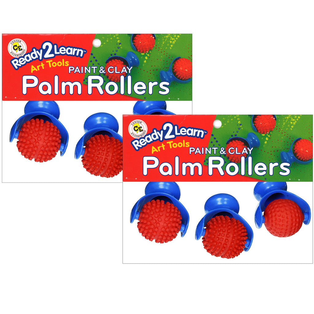 (2 St) Ready2learn Palm Dough Rollers 3 Per Set