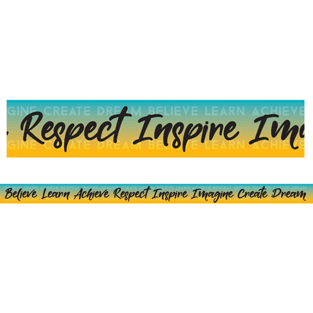Motivational Words Magnetic Border