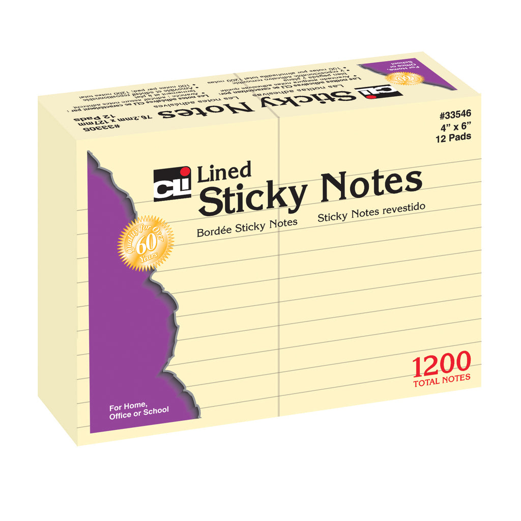 Sticky Notes 4x6 Lined