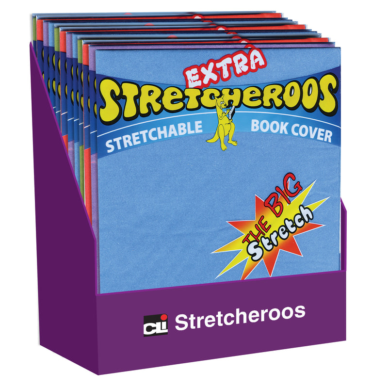 Bookcovers Stretcheroos 36st Assorted Colors