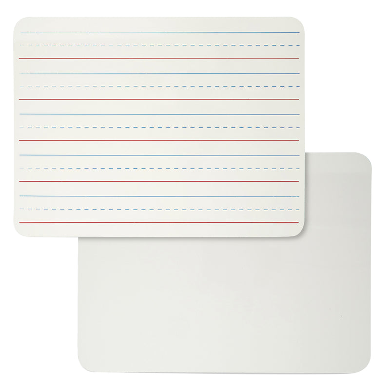 (6 Ea) Lap Board 9x12 Plain Lined White Surface 2 Sided