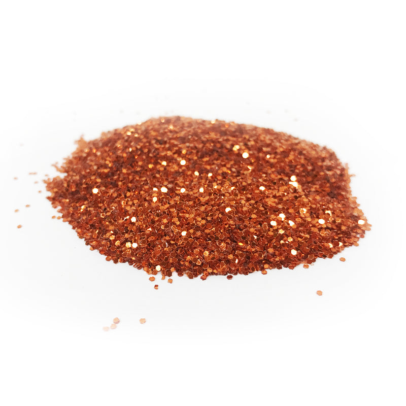 Glitter 16 Oz Bottle Orange