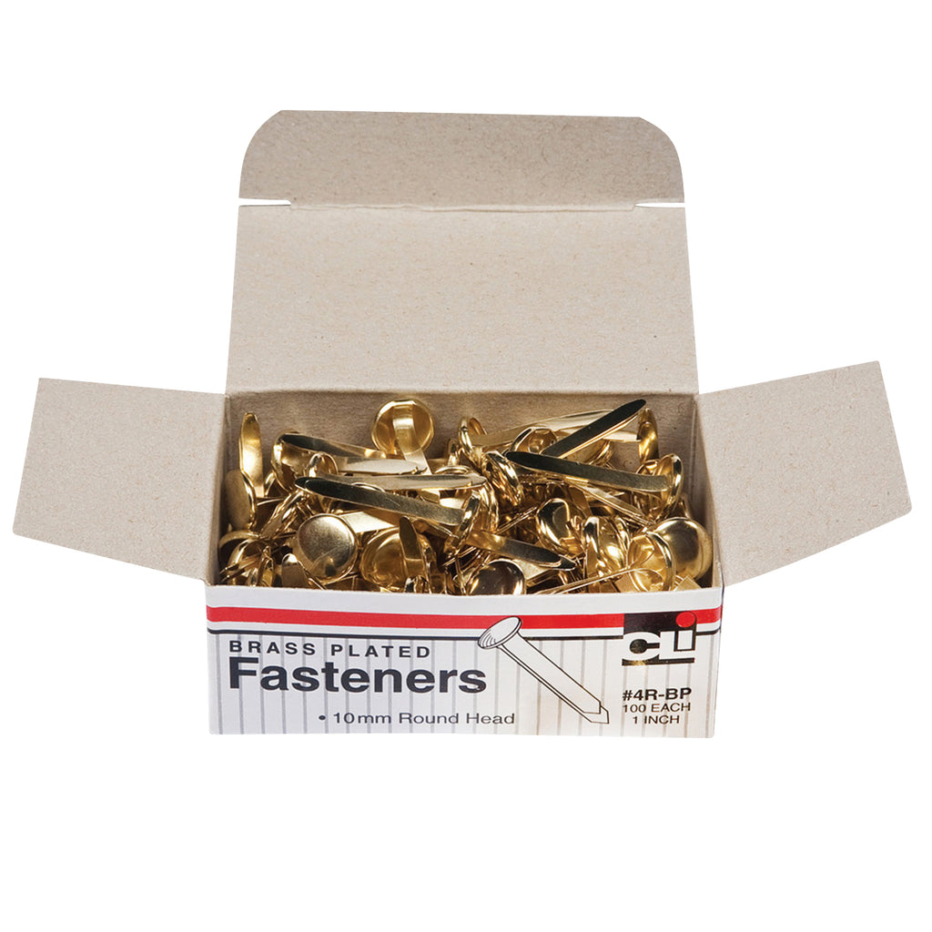 Brass Paper Fasteners 1in