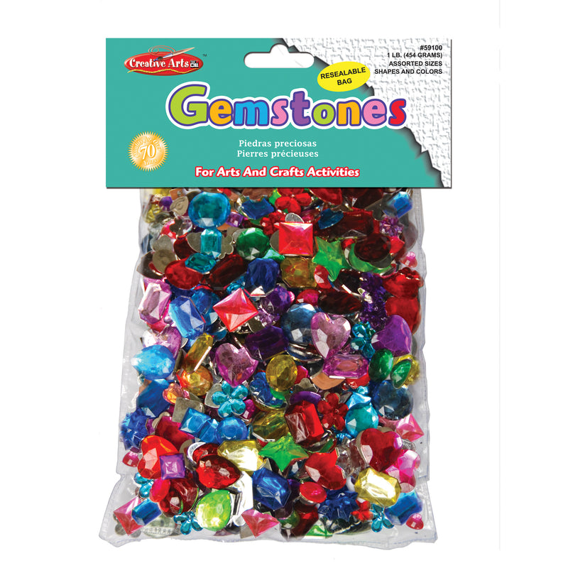 Gemstones Assorted Styles & Colors 1lb
