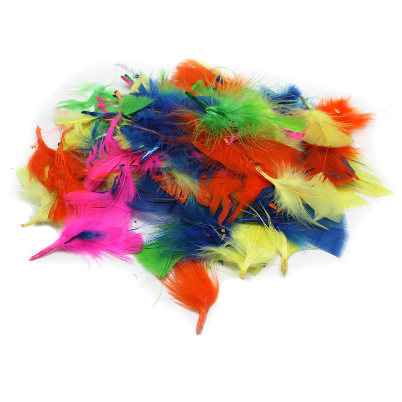 (12 Pk) Turkey Feathers Hot Colors 14g Per Bag