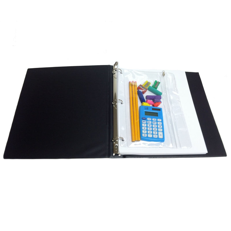 Pencil Pouch W- Ziplock Closure Clear